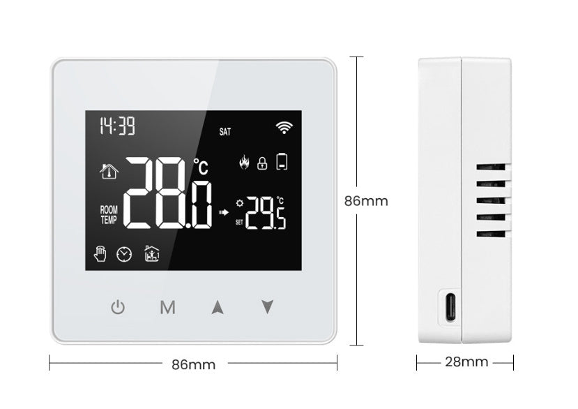 Smart Temperature Controller Water Gas Boiler Thermostat