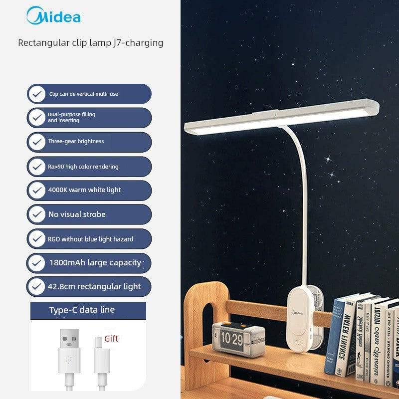 Midea Clip-on Charging Kids Student Bedside Lamp