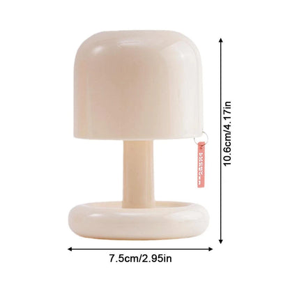 Creative Mushroom Style Led Night Light Nordic Mini Desktop Coffee Bar Home Living Room Decoration Modern Minimalist Table Light