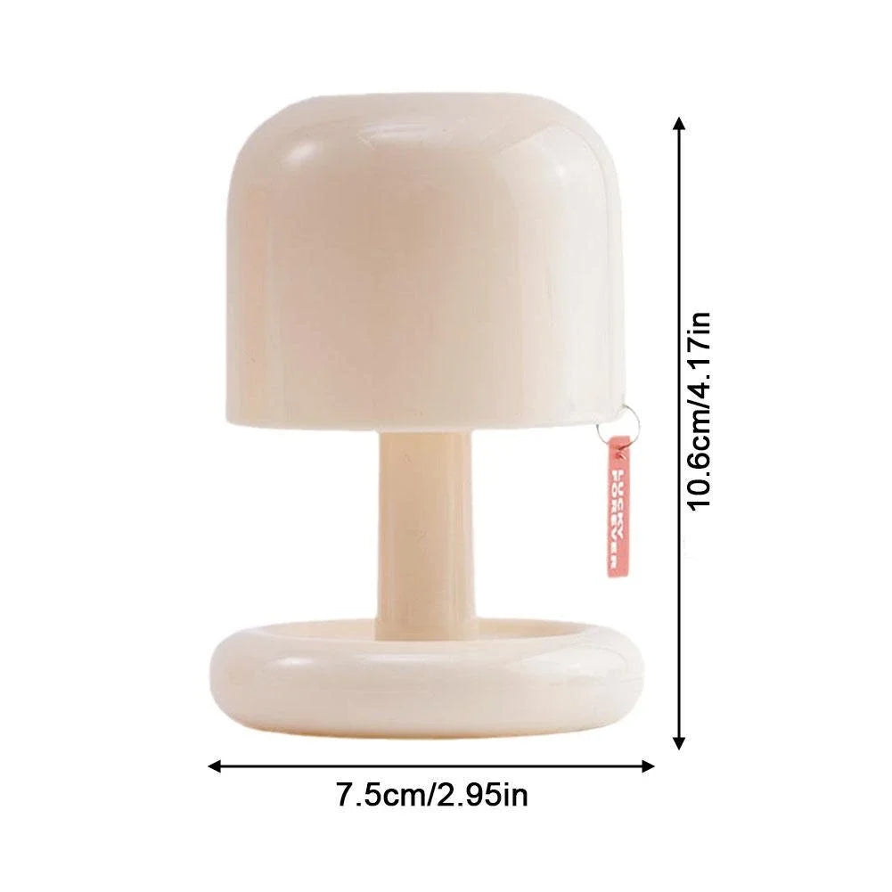 Creative Mushroom Style Led Night Light Nordic Mini Desktop Coffee Bar Home Living Room Decoration Modern Minimalist Table Light