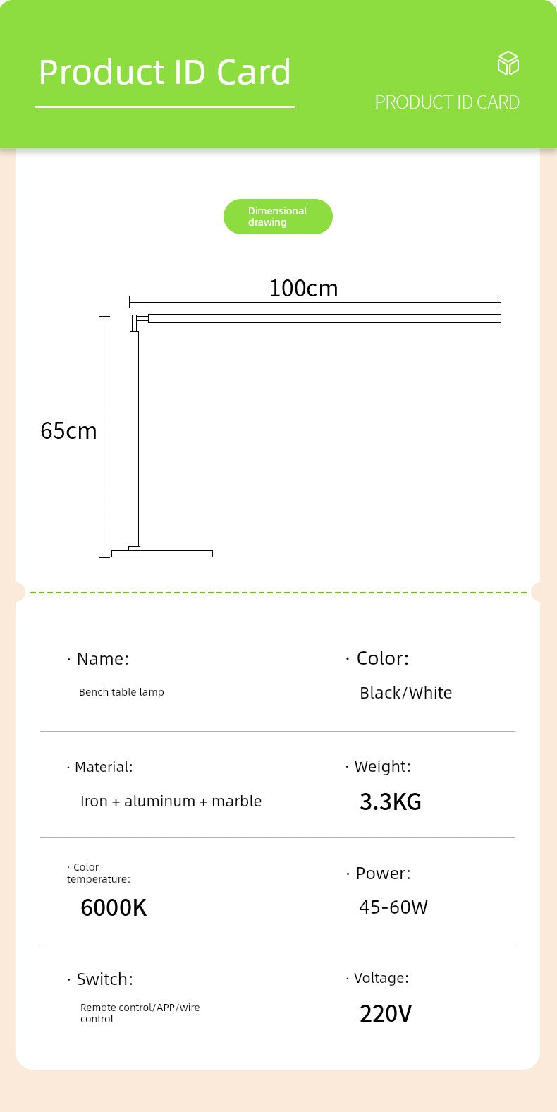 Full Spectrum Myopia Prevention Desktop Writing Work Eye Protection Desk Lamp