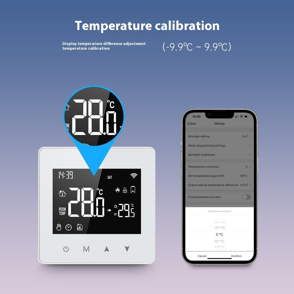 Smart Temperature Controller Water Gas Boiler Thermostat