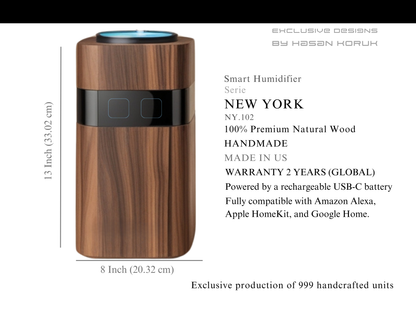 🌿NY.102 Smart Wooden Humidifier – Nature’s Elegance, Technology’s Intelligence 🌿